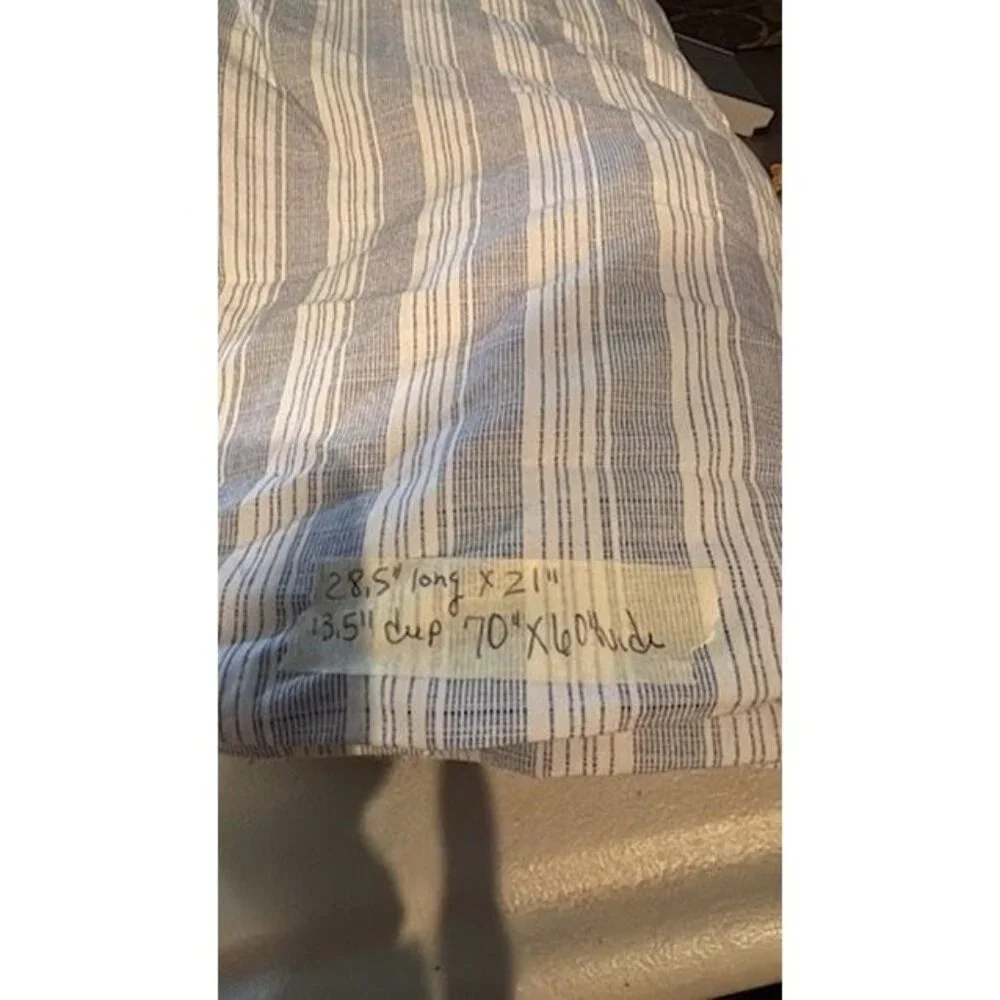 Tommy‎ Bahama Home Blue & White Striped Cotton Pillowcases Set 70